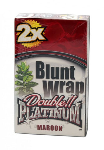 Blunt Wraps Platinum Double "MAROON"